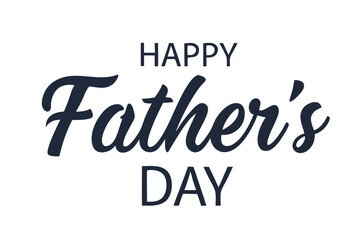 Happy fathers day. Lettering. Holiday calligraphy text. Happy Fathers Day lettering 