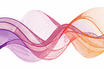 Create a vibrant, abstract wave vector mesh design.  Employ a dynamic, colorful gradient.  High resolution, detailed texture.