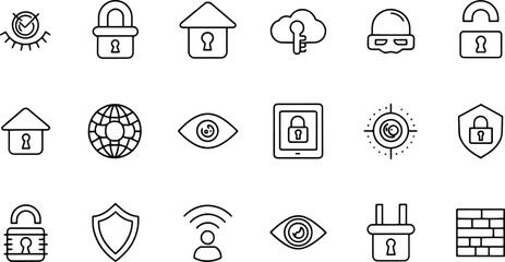 set of security web icons in line style  guard  cy (1).eps