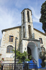 Fototapeta premium The historical Village of Ampelakia, Larissa, Greece