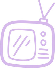 Vintage Television Illustration