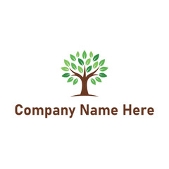 Obraz premium Natural Tree Logo Design