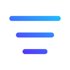 Fototapeta premium filter gradient fill icon