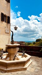 View of the city of Siena, Tuscany, Italy
