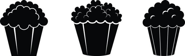 popcorn paper craft vector art and illustration