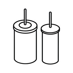ceramic capacitors line art