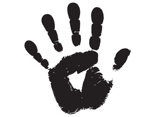 HAND PRINT SILHOUETTE