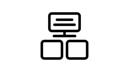 sitemap minimalist stroke animation