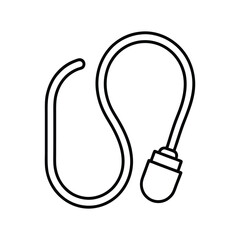 cable glands line art on white background