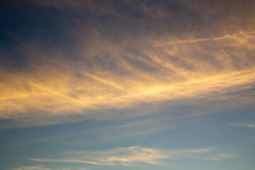 奄美大島の自然。夏の夕景。