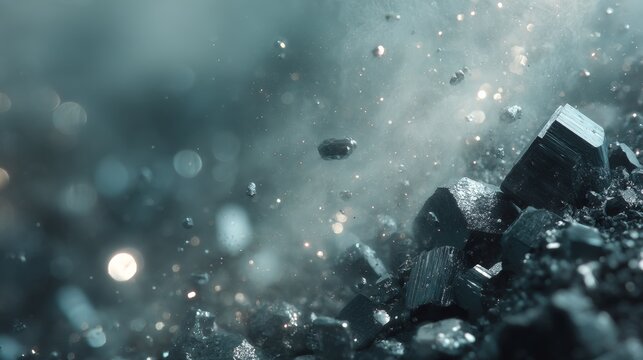 Radioactive Raw Uranium Ore Rock &ndash; Uraninite Mineral