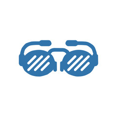 Simple eyeglass icon
