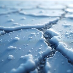 Obraz premium ice texture, iced background, ice wallpaper