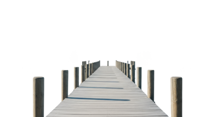 Pier into endless inky expanse