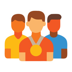 Fototapeta premium professional team icon