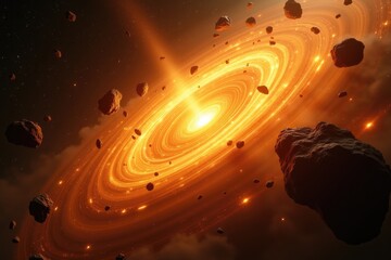 Nebula Cosmic Explosion Space Art Galaxy Formation