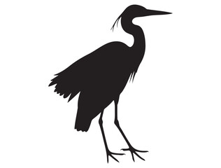 HERON BIRD SILHOUETTE