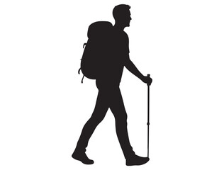 HIKING SILHOUETTE 
