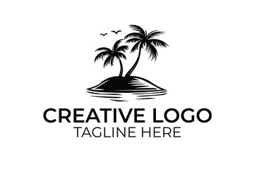 tropical island logo