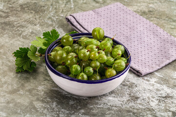 Ripe sweeet and juicy gooseberry