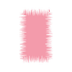 Blank Jagged Rectangle Frame