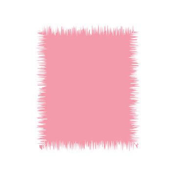 Blank Jagged Rectangle Frame