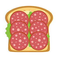 sausage and cheese sandwich
