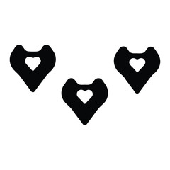 Love silhouette, Heart silhouette, Heart shape