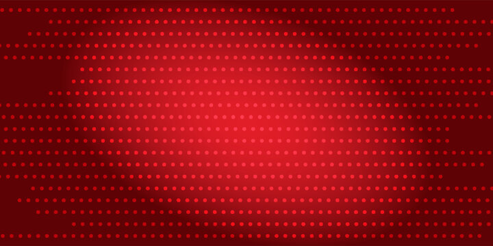 Red diagonal geometric shape with halftone. Modern fiber textured vector illustration eps10