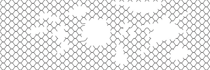 Fototapeta premium Curved net pattern. Seamless design for sportswear or equipment like soccer goals, volleyball nets, basketball hoops, hockey nets, and athletic gear.