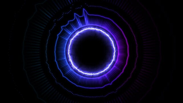 Music equalizer with, for music party, 4k footage