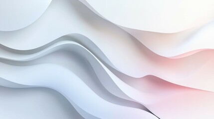 Abstract waves of pastel colors creating a calming and serene image. Perfect for backgrounds or design projects.
