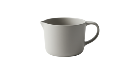 Simple Sage Green Ceramic Pitcher with a Subtle Curve.