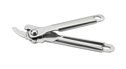 Obraz premium Sleek Stainless Steel Jar Opener Tool with Ergonomic Handles.
