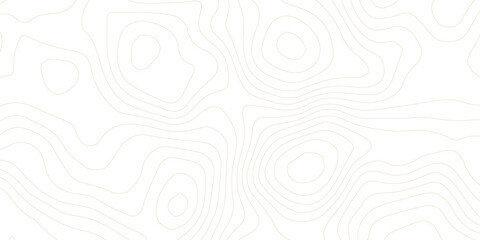 Abstract black and white topographic contours lines of mountains. Topography map art curve drawing. vector illustration. wave Line topography map contour background, background.