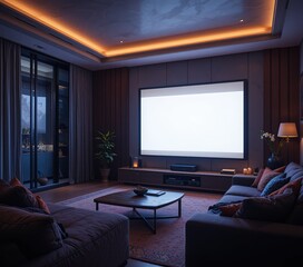 Engaging Evening:  Relaxing in Front of the TV