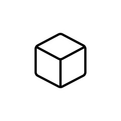 box icon on white background
