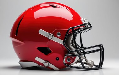 Fototapeta premium Modern Football Helmet, Clean Design, Studio Shot