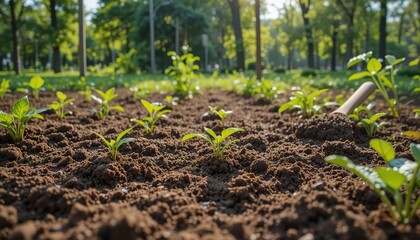 Park Nursery Soil Preparation for Planting