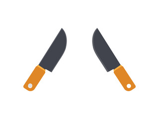 Knife isolated on a white background