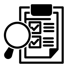 Compliance Inspection Icon - Mixed Style for Quality Verification.
