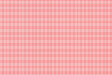 Seamless pink and red gingham plaid pattern for textiles and design elements