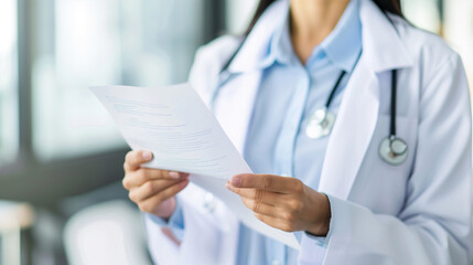 Close-Up Portrait of an Anguished Doctor Holding Medical Malpractice Lawsuit Documents with a Blurred Courtroom Background, Symbolizing Healthcare Litigation Stress