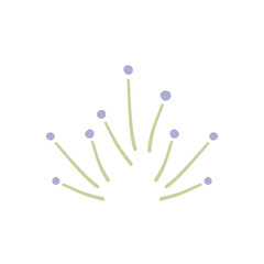 leaves with soft colors and cute design 