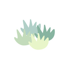leaves with soft colors and cute design 