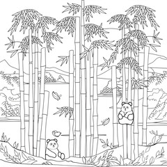 seamless pattern with palm trees