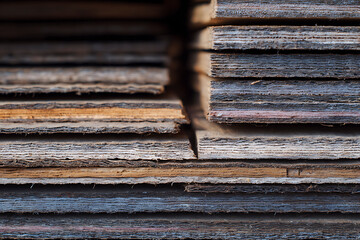 Pile of Treated Roof Battens Ready for Installation