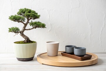 minimalist zen arrangement