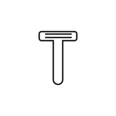 razor icon illustration element design