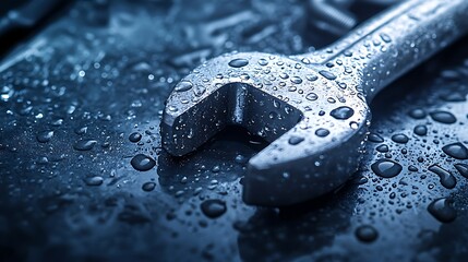 Wet Wrench with Tools, Repair, and Workshop.